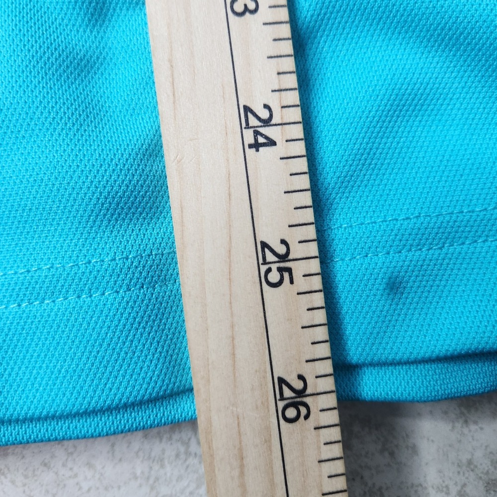 Fila Sport Golf Polo Shirt‎ Mens XL Teal Short Sleeve Athletic Mesh Under Arm - Picture 4 of 7